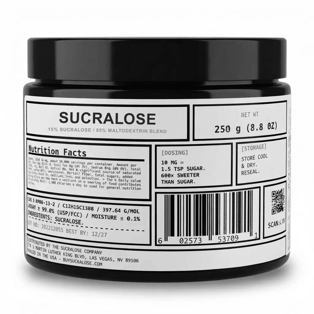Sucralose 15% Blend — 250g Jar